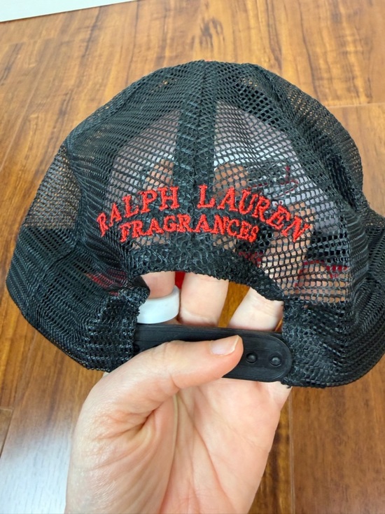 Polo by Ralph Lauren Fragrance Red Black Baseball Cap Racing main image 3